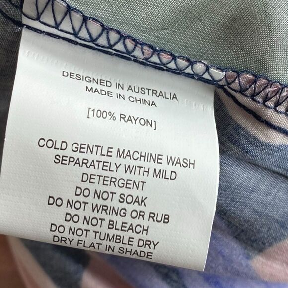 NWOT Abel The Label Maxi Skirt Womens S Anthropologie Floral Tropical Leonard - Picture 12 of 14